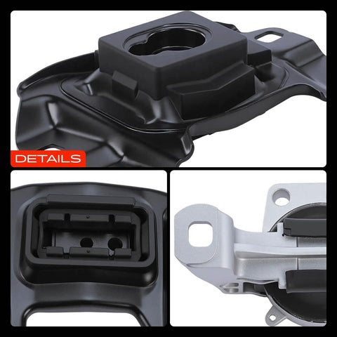 Straight Up Heavy Duty Engine Motor And Transmission Mount Kit With Solid Torque Strut For Mazda 3 2010 To 2013 And Mazda 5 2012 To 2015 Automatic Transmission close-up view of mount details