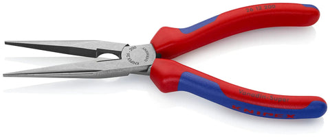 Long nose pliers from Four Piece Pliers Set With Red And Blue Handles In Foam Tray For Garage Workbench And Tool Cart, Basic V15 Kit.