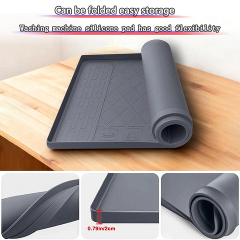 27 Inch By 27 Inch Silicone Drip Tray Mat With Raised Edge For Garage And Driveway Protects Floors From Oil Leaks Non Slip Non Splatter Grey Floor Saver Pad For Auto And Home Use With Waterproof Odorless Silicone And Heat Resistant Construction