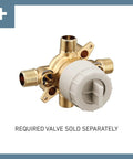 Vichy M Core 2 Series 1 Handle Shower Trim Kit Chrome Valve Required Pressure Balancing For Any Shower Setup Easy Install Durable Chrome Finish For Modern Bathrooms brass valve