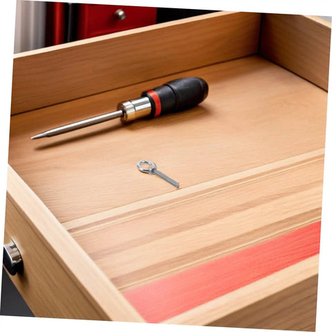 Stainless Steel Eye Bolt M10x60 Kit With Nuts And Washers Heavy Duty Threaded Eye Bolts Built To Last For Deep Structures And Thick Materials Secure Hook Points Durable Hardware For Industrial Outdoor And Workshop Use on wooden drawer with tool