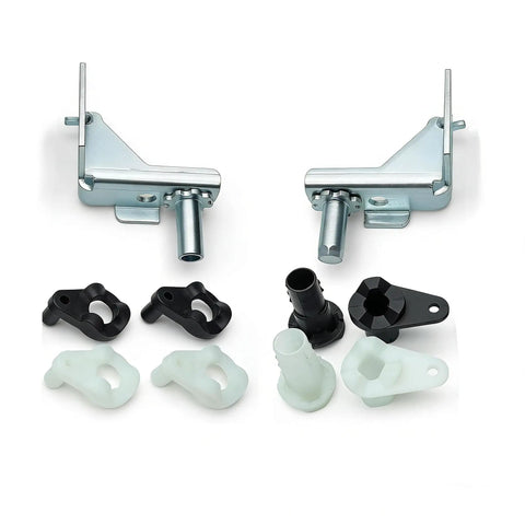 Refrigerator Door Hinge Kit Replacement For Left And Right Doors Includes Hinges Closers And Hinge Bearings Ultra Durable Quiet Operation Fits Frigidaire Electrolux Kenmore Models shown