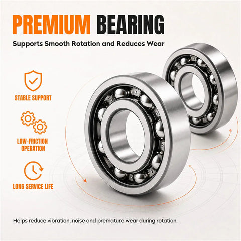 Premium bearing for Heavy Duty Front Left And Right CV Axle Wheel Bearing Kit For Fourtrax Foreman 4x4 And Rubicon Atv 2014 To 2018.