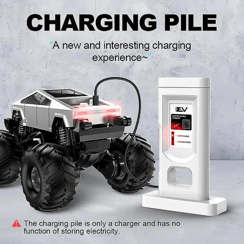 Off Road Beasts RC Truck With Charging Dock One Eighteen Scale 4WD Amphibious RC Car Featuring 360 Degree Spins And Stand Up Trick Waterproof