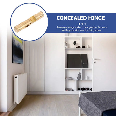 Copper Hidden Hinges For Jewelry Boxes And Gift Cases 20 Pack Small Concealed Hinges displayed with modern interior design