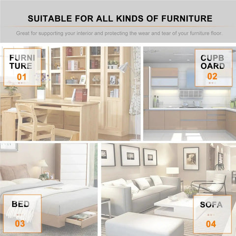 Living room with varied furniture suitable for 4 Pack Wooden Table Legs With Original Wood Pattern, ideal for versatile home use.