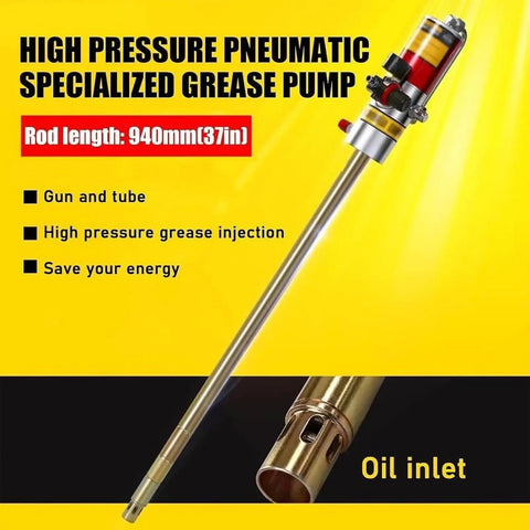 Heavy Duty 50 To 1 Air Grease Pump For 55 Gallon Drums With Drum Cap High Pressure Pneumatic Grease Gun close-up
