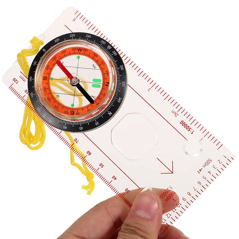 Dope Portable Survival Compass With Ruler For Outdoor Hiking Camping Orienteering And Wilderness Sports A Solid Go To Navigation Tool
