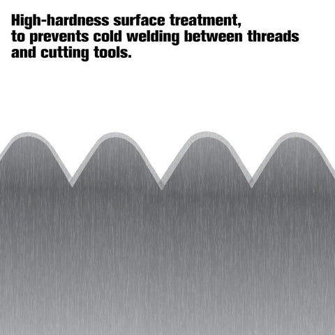 M3.5 X 12 MM Torx Plus Machine Screws Grey Zinc Plated surface treatment detail, preventing cold welding during use.