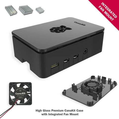 Raspberry Pi 4 Starter Pack Rolling In Solid 4 Gigabyte Ram Beast Mode Quad Core Chip Paired With A Sneaky Loaded 32 Gb Memory Stick Fully Decked Out With Sleek Casing Snappy Cooling And Necessary Juice For Smooth DIY Hacks And Custom Rigs with Premium Canakit case and integrated fan mount.