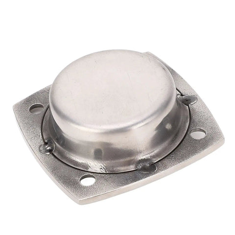 Badass Marine Grade Solid Stainless Steel Flush Pull Handle Rust Proof Cabinet Hardware, minimalist square design for cabinets.