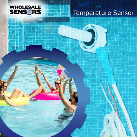 Replacement Temperature Sensor With 20Ft Cable For Pool And Spa Systems 10k Ohm Thermistor Direct OEM Replacement Cross Reference