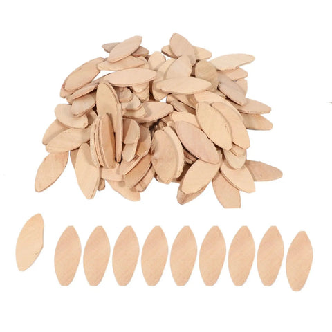 600 Piece No 20 Flat Round Beech Wood Plugs For Tenon Machine And Butt Joiner Dead Nuts Reliable Trade Gear, shown in bulk pile.