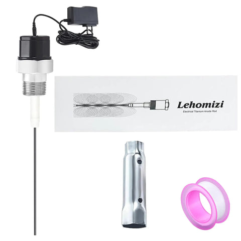 Powered Anode Rod For Water Heaters Kicks Rotten Egg Smell And Sulfur Odor In 40 To 120 Gallon Tanks Upgraded Design With 2 In 1 Wrench Socket Set