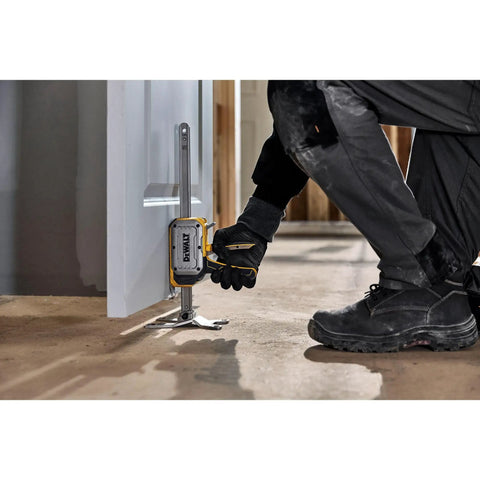 Heavy Duty Construction Jack With Slim Tapered Base For Quick Under Application Access And Boss Level Stability On Every Job Site Multi Color Rig Support Zero Hassle in use under a door.