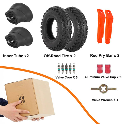 Tear Up Trails With This Rock Solid 200X50 Dirt Scooter Knobby Tire Inner Tube 8X2 Off Road Go Kart Replacement Block Tread For Dune Buggy RZ Phase Two Rx200 with inner tubes and off-road tires.