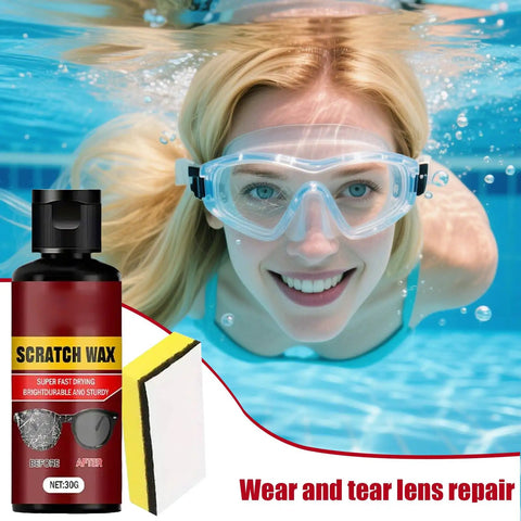 Lens Scratch Remover For Glasses And Eyewear 30g Multi Use Cleaner For Eyeglass Lenses Sunglasses Swimming Goggles And Car Windshields