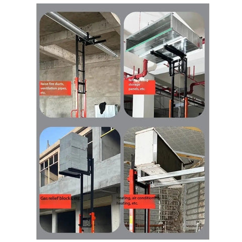 Heavy Duty Electric Lifting Platform For Cold Storage And HVAC Installation Lift Table Made Of Thickened Steel for raising ducts.