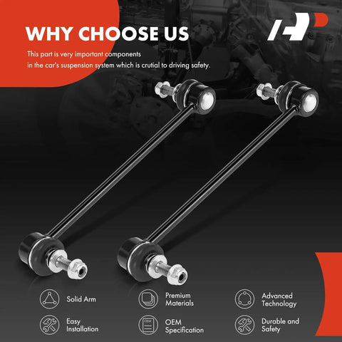 Pair Of Front Sway Bar Links For Chevrolet Spark 2016 2022 Stabilizer End Links Set Front Anti Roll Bar Kit Replacement
