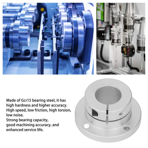 Heavy Duty Round Linear Flange Bearing 30mm Bore Built Tough With Premium Gcr15 Steel for precision machinery applications.