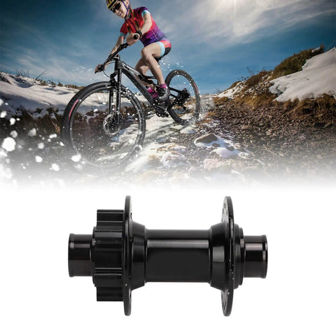Durable Mountain Bike Hub Bearing For Smooth Rolling And Quiet Rides, 110mm Axle, 36 Holes, 20mm Shaft, cyclist in action