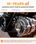 Close-up view of a Beefed Up 130 Amp Alternator for Pilot 2012 to 2015 Odyssey 2011 to 2013 and Ridgeline 2012 to 2014 3.5L V6