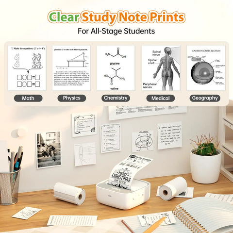 Thermal Sticker Paper Rolls 57x29mm 3.5m Roll Compatible With S1 S2 M02 T02 Printers For Instant Cameras And Label Printers Refill For Kids Pocket Printer And Mini Photo Printer Labels For Photos And To Do Lists, study notes