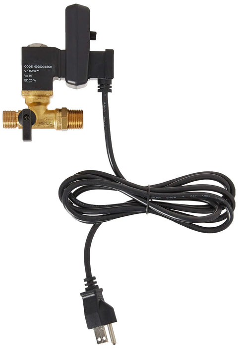 Automatic Electronic Tank Drain Valve For Air Compressors With Self Cleaning Anti Clog Tech Built In Strainer Quarter Inch Inlet And Outlet