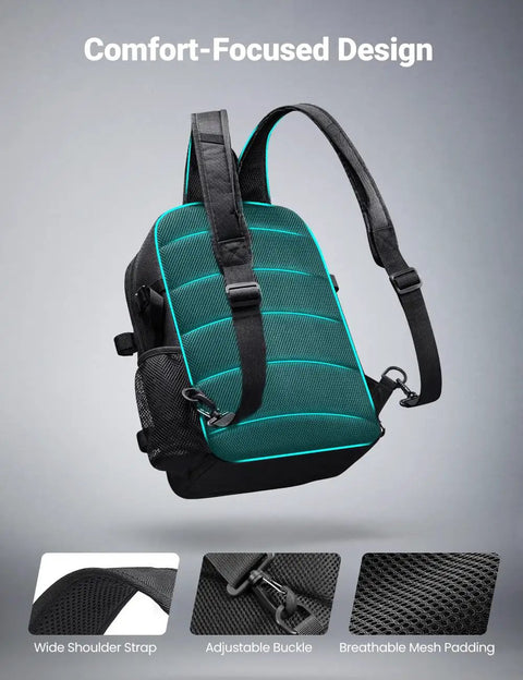 All In One Fishing Backpack Tackle Bag With Two Rod Holders Ready To Roll Multi Compartment Storage MOLLE System Water Resistant