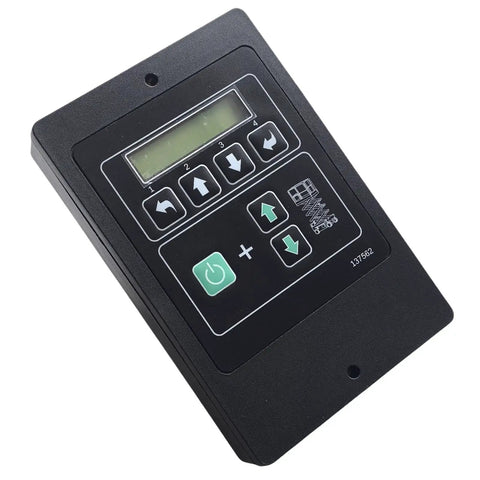 Premium Aftermarket Ground Control Box Compatible With Genie Scissor Lift Straight Up Quality Replaces 1256721GT GCON Std Proportional Lift Controller with buttons and display.