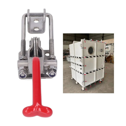 Super Durable Stainless Steel Toggle Clamps With Adjustable Openness And 900kg Heavy Duty Firm Fixing Buckle Latch for secure welding.