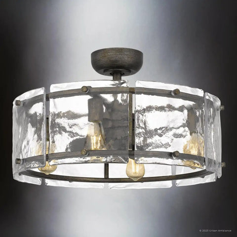 Slick Mid Century Modern Ceiling Fan With Brushed Silver Blades And Super Quiet Motor For Chill Living Room Atmosphere Featuring Handy Remote Control And Hassle Free Setup For Your Home.