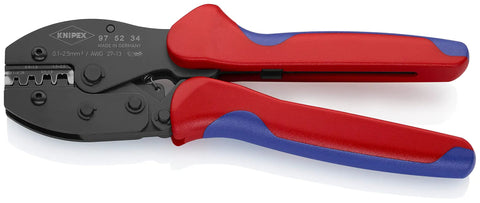 Crimping Pliers With Calibrated Pressure For 2.8 and 4.8 mm Non Insulated Connectors PreciForce With Multi Component Grips