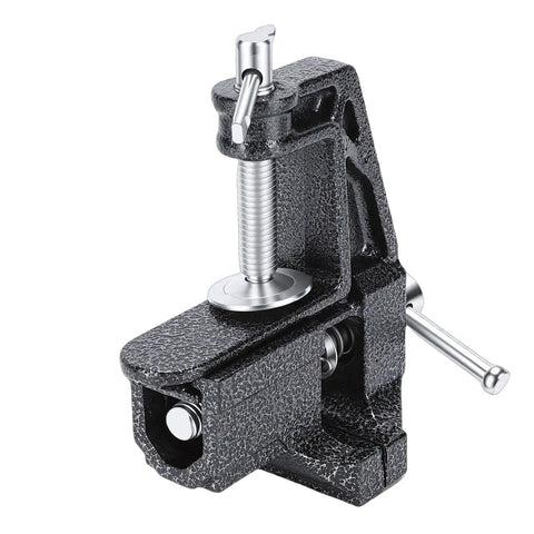 Heavy Duty Portable Table Vise With Rubber Clamps For Secure Golf Club Regripping, cast steel mini clamp tool design.