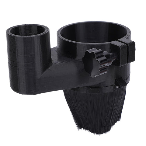 65mm CNC Dust Shoe For Engraving Machines, Effortless Dust Capture With 1.5KW Spindle, Easy Install, Plastic Body