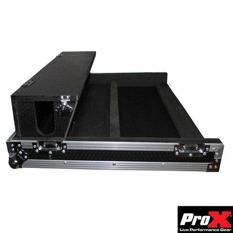 Built Tough Ata Flight Case For Allen Heath Qu 32 Digital Audio Mixer with rigid hard shell and secure doghouse compartment.