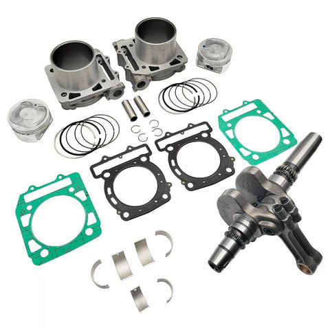 Crankshaft Plain Bearing Kit For Massimo Supermach 800 Cc Atv Motorcycle includes pistons, cylinders, gaskets, and bearings.
