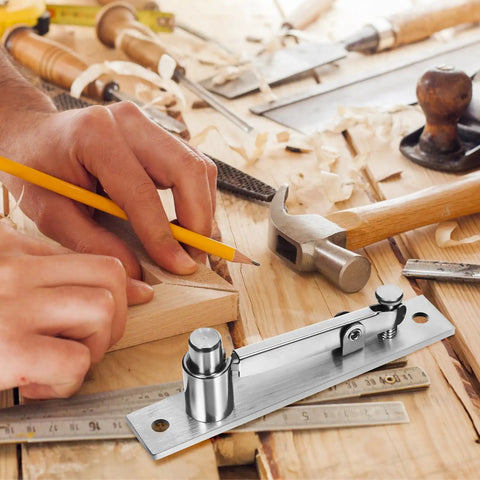 Heavy Duty Hidden Pivot Door Hinge For Wood Secret Doors, Easy Install Hardware Kit, Concealed Bookshelf Pivot Hinge, Strong Quiet Operation, reliable door accessory for hidden entrances on wood project