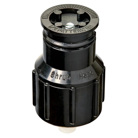 Black plastic 10 Pack Shrub Sprinkler Heads With Half Pattern Spray, Adjustable Water Flow, Built In Filter To Block Clogs, Irrigation Use