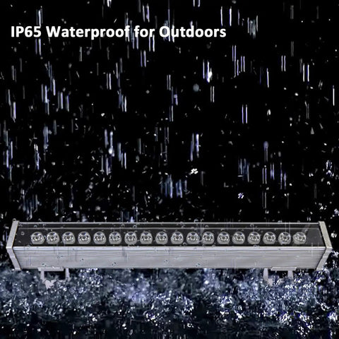LED Wall Washer Light 18W 5000K Outdoor IP65 Waterproof Flood Light in rain