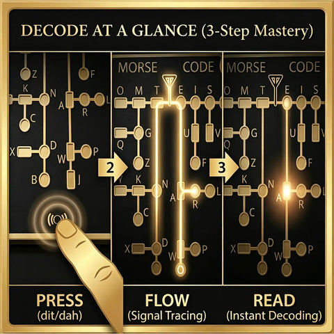 Pocket Morse Code Trainer Pro With LED Audio Telegraph Interactive Practice Tool Real Time Feedback Record And Playback PCB Learning Gear