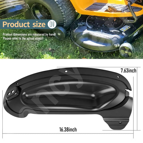 Mulch Plug Kit For 42 Inch Lawn Mower Decks Compatible With MTD Cub Cadet Craftsman 2012 And Later Fits 63105195A 631-05195A 19A30055100 LTX 1045 1046 VT LTX 1050KH Models Replaces 631-05195 And 63105195A Easy Install Rugged Build black mulch plug, 16.38 x 7.63 inch