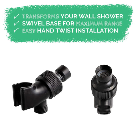 4-in-1 wall adapter kit for Upgrade Your Shower With Spa Like Ionic Filter To Soften Water, Boost Pressure, And Save Water