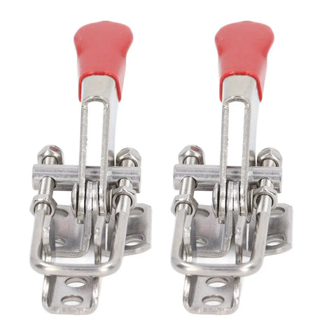 Heavy Duty Stainless Steel Adjustable Gate Latches 2 Pack Pull Latches Tailgate Kit 400 Lbs Capacity Tough As Nails Built