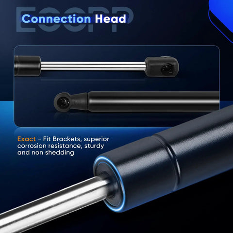 Connection head of Heavy Duty Hood Gas Spring Lift Support Struts For Infiniti JX35 QX60, showing sturdy construction and precise fit.
