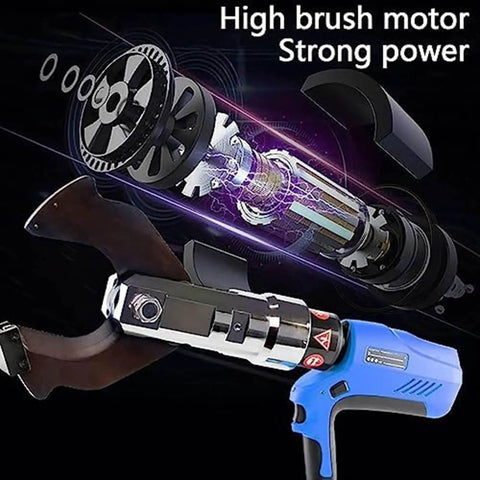 Beefy 120KN To 160KN Hydraulic Cable Cutter with electric wire cutting tool, high brush motor, strong power displayed