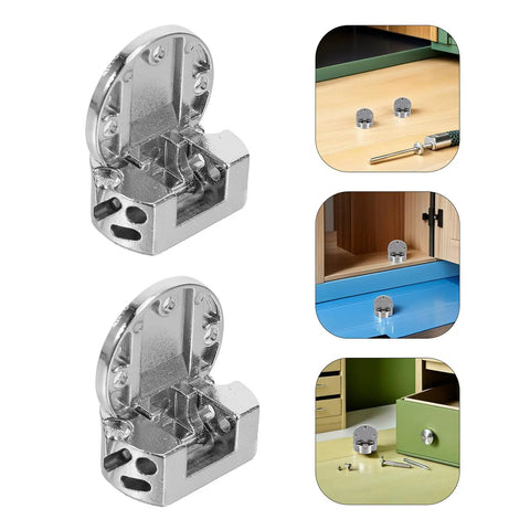 Pro Grade Heavy Duty Hidden Folding Table Leaf Hinges 4 Pack Zinc Alloy Concealed 90 Degree Flush Cabinet Door Hinges, shown in installation contexts