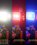 Underwater Video Light For Diving, Pro Grade 6000LM LED, 130ft Waterproof, GoPro Compatible, Ball Head YS Mount, Multi Color Output