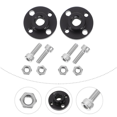2 Pack T8 Lead Screw POM Nut For 3D Printers And Machine Tool Rails, Pro Grade POM Plastic Nut With Easy Install, Low Maintenance, Durable Smooth Travel For Stepper Motors And Linear Motion Systems, with screws and nuts
