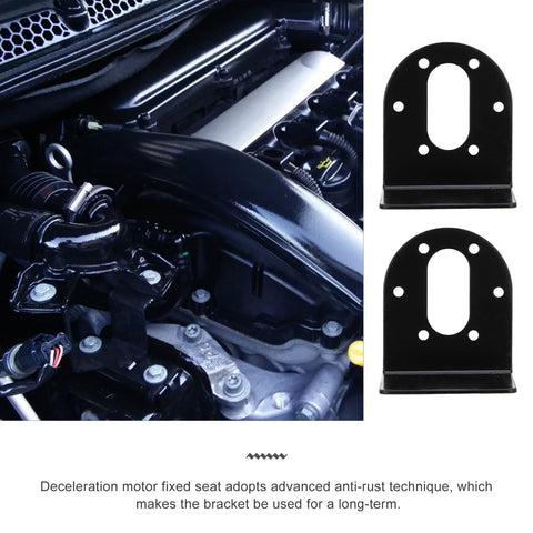 Heavy-duty motor mounting bracket for robotics projects, showing anti-rust design, versatile for secure motor installation in automation setups.